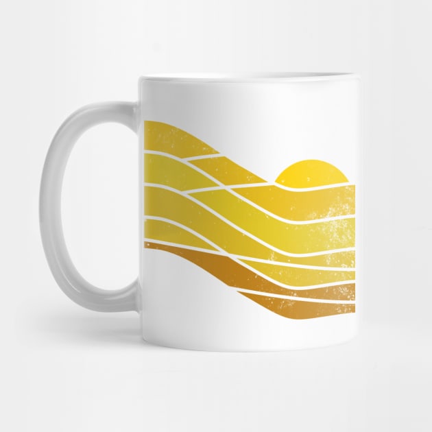 70s Retro Sunset Stripes by Vanphirst